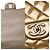 Borsa CHANEL Timeless/Classique in Pelle Oro - 103579 D'oro - vista 6