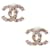 Orecchini Chanel CC con perle e strass oro D'oro  - vista 2