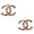 Orecchini Chanel CC con perle e strass oro D'oro  - vista 3