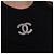 Spilla Chanel in metallo argentato e cristalli Argento - vista 4