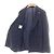 Autre Marque Jaqueta casual de lã e poliéster com abotoamento duplo L.B.M.1911 Azul Azul marinho - vista 4