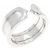 Cartier C2 750 Weißgold Ring Größe 6 Silber