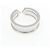 Cartier C2 750 Weißgold Ring Größe 6 Silber - Ansicht 3