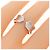 Cartier C2 Small 750 Weißgold Ring Größe 8.5 - Ansicht 5