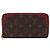 Cartera Louis Vuitton Zippy Monogram Long Castaño