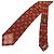 Autre Marque Nicky Silk Tie Brown Red - view 3