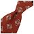 Autre Marque Nicky Silk Tie Brown Red - view 6