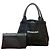 Everyday Balenciaga Navy Cabas Leder-Tote-Bag Schwarz
