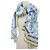 Autre Marque Sciarpa in cashmere Loro Piana con logo floreale Bianco - vista 2
