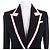 Chaqueta entallada Gucci Chaqueta de seda Negro Blanco Roja - vista 4