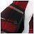 COACH Check Pattern Metal Logo Double Breasted Coat Red - view 5