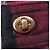 COACH Check Pattern Metal Logo Double Breasted Coat Red - view 7
