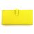 Hermès Cartera Hermes Beansufla en piel Epsom Amarillo - vista 3