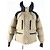 Chaqueta 2way en lona GG Down Gucci Beige