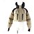 Chaqueta 2way en lona GG Down Gucci Beige - vista 2
