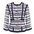 Timeless Chaqueta Chanel P45580V33648 de algodón sin cuello Multicolor