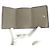 Fendi FF Logo Kalbsleder Tri-Fold Wallet Braun - Ansicht 3