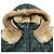 Chaqueta de Plumón Moncler Bastogne Verde Caqui - vista 3