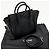 Céline Borsa 2way Celine Luggage Nano Shopper in pelle di vitello martellata Nero - vista 3