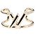 Bracciale Louis Vuitton LV Volt One Au750 Diamond Bangle Misura 16 D'oro