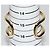 Bracciale Louis Vuitton LV Volt One Au750 Diamond Bangle Misura 16 D'oro - vista 2
