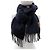 Sciarpa in lana mohair LOEWE nero - vista 3