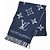 Stola in cashmere Louis Vuitton 2025 Blu navy