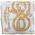 Foulard Carré 45 Della Cavalleria Hermès Bianco Arancione - vista 6