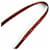 Colgante Hermès de piel roja  - vista 6