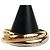 Anello Les Must de Trinity in oro 18K di Cartier