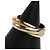 Anello Les Must de Trinity in oro 18K di Cartier - vista 2