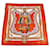 Hermès Bride de Cour Seidentuch Carré Françoise de La Perrière Weiß Rot Blau Golden Creme Koralle Hellblau  - Ansicht 1