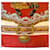 Hermès Bride de Cour Seidentuch Carré Françoise de La Perrière Weiß Rot Blau Golden Creme Koralle Hellblau  - Ansicht 2