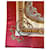 Hermès Bride de Cour Seidentuch Carré Françoise de La Perrière Weiß Rot Blau Golden Creme Koralle Hellblau  - Ansicht 7