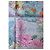 Carré Hermès Faubourg Tropical en soie Rose Bleu Vert - vue 7