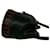 Sac à bandoulière en cuir à cordon de serrage Yves Saint Laurent Noir Orange  - vue 6