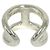 Hermès Hermes Osmos GM Sterling Silver 925 Ring Silvery - view 6