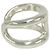 Hermès HERMES Osmos GM Sterling Silver 925 Band Ring Silvery - view 5