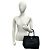 Ribbon Borsa Boston in pelle nera Prada Nero - vista 2