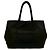 Ribbon Borsa Boston in pelle nera Prada Nero - vista 3