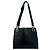 Salvatore Ferragamo Gancini Logo Hardware Leder Tote Bag Schwarz