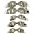Hermès Hermes Enchainée Ring Silber  - Ansicht 3
