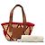 LOEWE Beige Small Raffia Basket Tote mit Tierbestickung - Ansicht 8