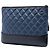 Chanel Blue Medium Aged Calfskin Gabrielle O Case Clutch Blu scuro - vista 2
