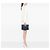 Chanel Blue Medium Aged Calfskin Gabrielle O Case Clutch Blu scuro - vista 5