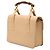 Bolsa Gucci de couro de bezerro bege com alça superior Turnlock Bamboo - vista 2