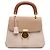Borsa Burberry Brown Medium Tricolor Trench in pelle di vitello DK88