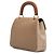 Borsa Burberry Brown Medium Tricolor Trench in pelle di vitello DK88 - vista 2