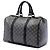 Borsa Boston GG Crystal Joy Gucci Grigio Medium Marrone - vista 2