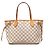 Louis Vuitton White Damier Azur Neverfull PM Bianco